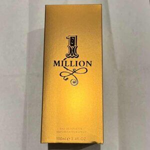 Paco Rabanne 1 Million Eau De Toilette 3.4 oz / 100ml Men’s Cologne – New in Box